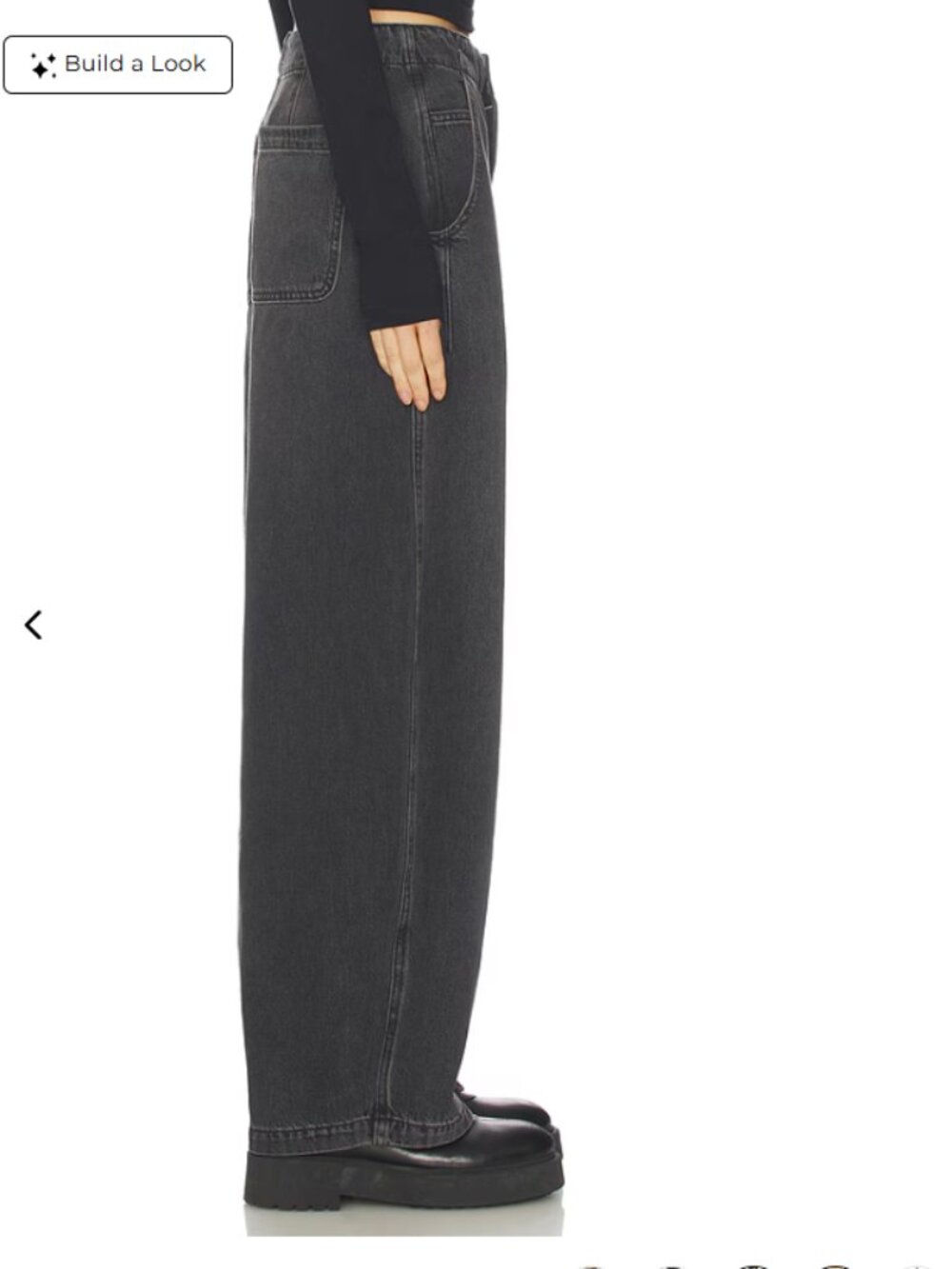 Pistola Lottie Barrel Jeans Zen Wash Size 28 NWT High Rise Bowed Leg Sold Out - Picture 4 of 10